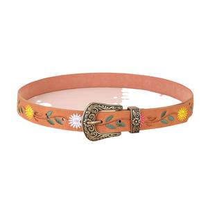 <span class=keywords><strong>Cintura</strong></span> Vintage in similpelle francese di nuova concezione per signore adorabile floreale ricamato con fibbia in lega - Product Image 6