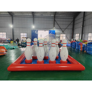 Ensemble <span class=keywords><strong>de</strong></span> <span class=keywords><strong>jeu</strong></span> <span class=keywords><strong>de</strong></span> bowling gonflable <span class=keywords><strong>géant</strong></span> commercial avec boule Zorb, allée <span class=keywords><strong>de</strong></span> bowling gonflable interactive pour le team building - Product Image 5