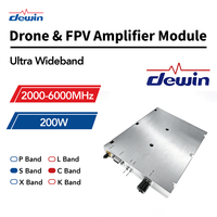 Module amplificateur de puissance RF GaN SSPA Dewin 150W 2-6GHz à semi-conducteurs ultra large bande pour système de communication radar