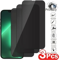 Protecteur d'écran en verre trempé, couverture complète, 3 pièces, pour IPhone 15 Pro Max Plus/iPhone 14 Pro Max Plus/iPhone 13 Pro Max