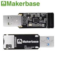 Bagian Printer 3D Makerbase EMMC-ADAPTER V2 Pembaca USB 3.0 untuk Modul MKS EMMC Kartu Micro SD TF MKS Pi MKS SKIPR