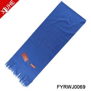 Bufanda de Cachemira de 180x70cm para mujer, chales negros de Color sólido, bufandas de Cachemira personalizadas Jacquard - Product Image 5