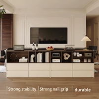 Armoire de rangement commerciale moderne et minimaliste en contreplaqué, réglable en hauteur, avec tiroirs verrouillables, multifonctionnelle pour l'école, la maison et le bureau