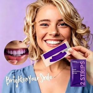Strisce Sbiancanti per Denti di 4a Generazione, <span class=keywords><strong>Grado</strong></span> Alimentare, Dissolvibili, Antiscivolo, Sicure per lo Smalto, Professionali - Product Image 6