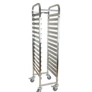 สแตนเลสครัวพาณิชย์อาหารมือถือ Hotdog เบเกอรี่รถเข็นถาด - Product Image 6