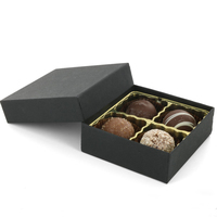 Coffret cadeau personnalisé bonbon au chocolat pour la Saint-Valentin mini boîte de luxe en papier recyclé avec design de dossier pour sushis et nouilles