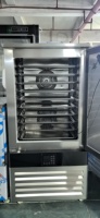 Congélateur vertical -40°C, 15 plateaux, machine de congélation rapide, acier inoxydable, refroidissement par air, dégivrage automatique