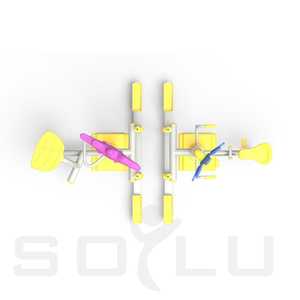 Children's Fitness Set, Waist Stretching Device, <b>Air</b> <b>Walker</b> (2 pieces), Bicycle - Product Image 2