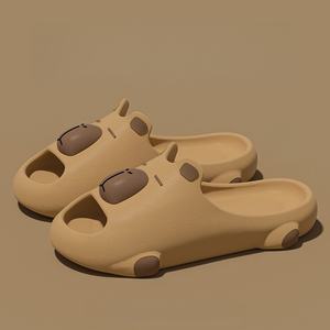 Pantoufles confortables de grande taille à semelle épaisse, douces, écologiques, antidérapantes, élégantes, pour l'intérieur et l'extérieur, pantoufles en fourrure - Product Image 4