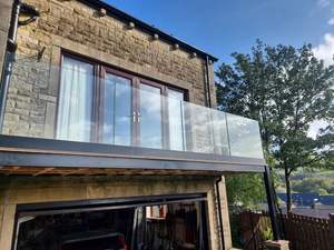 Panneau fixe balustrade en verre balcon garde-corps sans cadre en aluminium U canal poteau de clôture U canal pour garde-corps en verre - Product Image 6