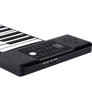 Piano à roulettes 61 touches, clavier souple, clavier électronique portable pour débutants et adultes - Product Image 2
