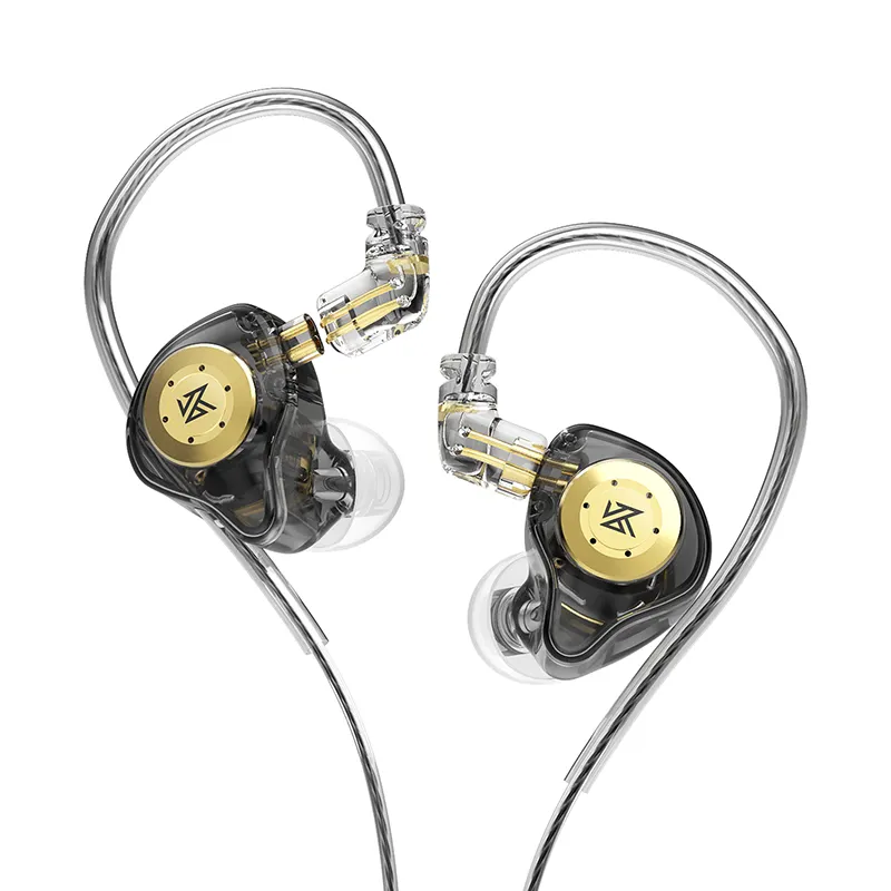 KZ EDX pro auricolari 1 Dynamic HIFI Bass auricolari In Ear Monitor cuffie Sport Noise Cancelling Headset