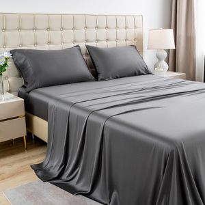 Tự Nhiên Kháng Khuẩn 100% Hữu Cơ Viscose Tre Được Trang Bị Khăn Trải Giường Bộ Đồ Giường Bộ - Product Image 3