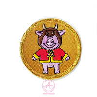 Fabricant Usine Bas quantité minimale de commande Écusson Personnalisé Écussons de Broderie Fer sur des Écussons Brodés Badges pour Vêtements