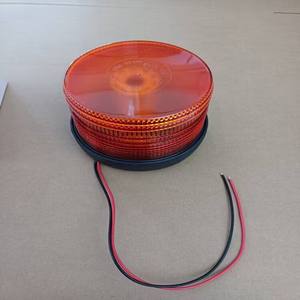 WEKNOWN JD-15 9-32V E-mark Feu de balise magnétique clignotant LED ambre Feu de signalisation stroboscopique 9W - Product Image 3