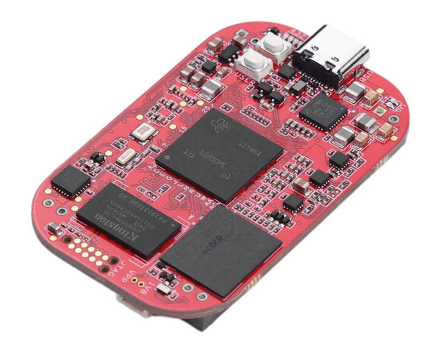 Chipboard Beaglebone Pocketbeagle 2 Industrial Single Board Computer With 1gb Ram and 64gb Emmc Storage for Embedded Projects