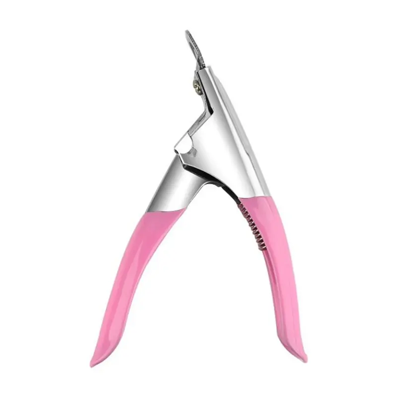 1 PCS Nail Cutter Professional Nail Clippers Straight Edge Acrylic Tips Manicure Cutter Guillotine Cut False Nails