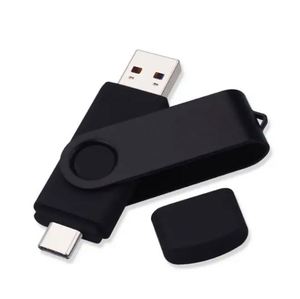 แฟลชไดรฟ์ USB 2.0 แบบหมุนได้ พลาสติกขนาดเล็ก รุ่นใหม่ ของขวัญ ราคาโรงงานถูก 4 8 16 32 64 128 GB - Product Image 3