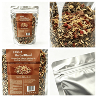 Tisane en vrac à marque privée OEM, mélange d'herbes à base de feuilles de molène, de mélisse et de capim-grenade 56,7g
