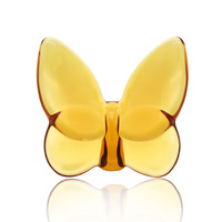 Figurine de papillon en cristal créative, grande décoration de bureau, souvenir de mariage, décoration artistique