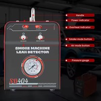 NCFKOS SD404 12V Machine d'inspection de fumée automobile Détecteur de fuite de fumée de voiture Détecteur de fumée de diagnostic Circuit électronique
