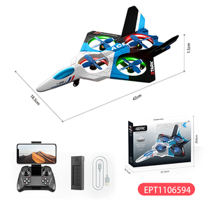 Ept điều khiển từ xa không chổi than Quadcopter máy bay chiến đấu RC máy bay không người lái máy bay phản lực 6-trục Gyro Máy bay trực thăng <span class=keywords><strong>360</strong></span> ° lật đồ chơi với cố định Chiều cao ánh sáng - Product Image 6