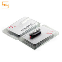 Emballage blister transparent en PVC PET sur mesure, à ouverture facile, pour câbles de données rigides, emballage blister double.