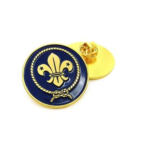 Fleur de Lis ป้ายสัญลักษณ์สำหรับเด็กผู้ชายเด็กผู้หญิงเข็มกลัดลายดอกไม้ระยิบระยับสามารถปรับแต่งเครื่องแบบตราสัญลักษณ์ได้ - Product Image 6