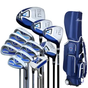 Yiwu Golfclubs Set Complete Set Rechtshandig Voor Mannen Beginner 13 Clubs Met Stand Bag Wedge En Driver Volledige Golfclub Set