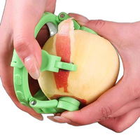 Grensoverschrijdend nieuw roestvrijstalen handmatig fruit schilmesje met PP kunststof handvat, duurzaam multifunctioneel keukenhulpmiddel voor thuis