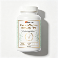 Comprimés OEM personnalisés Trio Santé Osseuse Calcium Magnésium Zinc D3 pour le marché nord-américain Certifiés ISO Faible MOQ