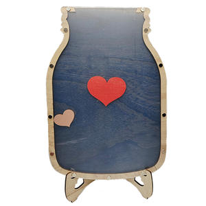 UIONEN Craft DIY 0387 Signe de mariage classique Décoration de bureau Boîtes en acrylique One-Piece Custom - Product Image 2