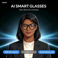 Lunettes Intelligentes IA Premium : Qualité Supérieure, Objectif 800W, Traduction Photo, Assistant Vocal IA, Enregistrement Vidéo – Appareil Connecté Intelligent