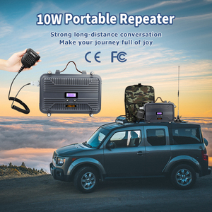 Hot Sale Analog Mini Duplex <strong>UHF</strong> or <strong>VHF</strong> 10W IP65 Two <strong>Way</strong> <strong>Radio</strong> Portable <strong>Repeater</strong> Talk Range 20KM Walkie Talkie Base Station V9 - Product Image 2