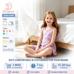 Combinaison de yoga <span class=keywords><strong>pour</strong></span> enfants DH ODM Orchid Purple, robe contrastée avec ourlet volanté, équipement de pilates et de chorégraphie <span class=keywords><strong>pour</strong></span> filles - Product Image 1