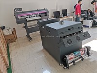 Machine de transfert DTF à double tête XP600/I3200A1 avec circulation d'encre blanche pour la personnalisation des vêtements