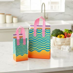 Bolsa Térmica Portátil de Dos Tonos, Sin Tejido, con Cierre Abierto para Almacenamiento de Mariscos, Diseño en Contraste e Interior Espacioso - Product Image 3