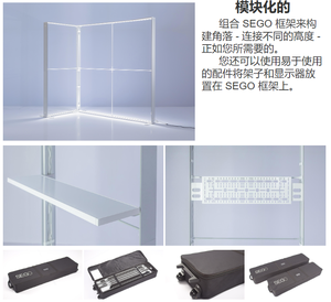 <span class=keywords><strong>Expo</strong></span> parede promoção exposição modular caixa leve cabine anúncio sem moldura Led luz caixa - Product Image 4