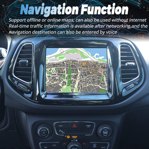 Pantalla Qled de 8,4 pulgadas Android 13 Carplay para Jeep Compass 2017 <span class=keywords><strong>2018</strong></span> 2019 Radio de coche reproductor de vídeo Multimedia navegación GPS ESTÉREO - Product Image 2