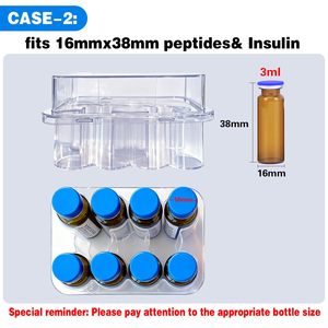 Vial <b>Storage</b> Case Organizer For 10ml And 3ml Vials Plastic <b>Container</b> With Lid Lab Use - Product Image 5