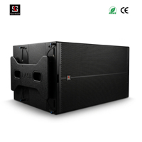 Système audio professionnel LA-6S, enceinte active Line Array de 18 pouces, subwoofer 2400W, pour événements sur scène en extérieur