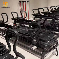 Sistem Kebugaran Pilates Reformer Komersial Tugas Berat 8 Pegas Tahanan, Harga Bersertifikat untuk Studio