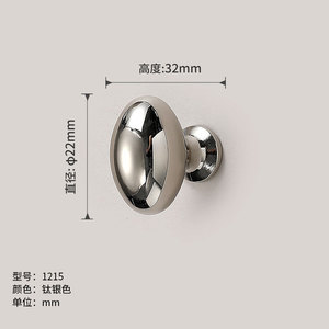 Zinc Alloy Cabinet Wardrobe <b>Drawer</b> Door Handles Titanium <b>Silver</b> Finish for Bedroom Kitchen Living Room Outdoor Hotel Dressers - Product Image 5