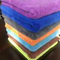 Chiffon de nettoyage 80% polyester 20% polyamide, chiffon microfibre pour polissage de voiture, serviettes de cuisine, serviettes microfibres