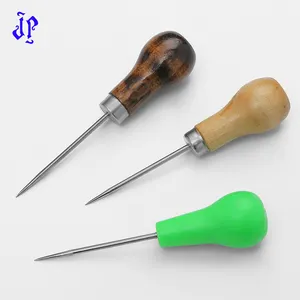 Awl JP Multiple Materials Handle Punches Hole Tool Leather Sewing Awl Single Gourd Shape Diy Leather Awl