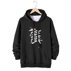 เสื้อมีฮู้ดซิปลำลองของผู้ชายสำหรับฤดูหนาวผ้าคอตตอนผ้าฟลีซแบบปรับแต่งได้ลายออกแบบ100% ตามต้องการ-ระบายอากาศได้ดี - Product Image 1
