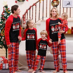 Vente chaude Famille Pyjamas De <span class=keywords><strong>Noël</strong></span> Tenues Ensembles Femmes À Manches Longues Imprimer <span class=keywords><strong>Noël</strong></span> Pjs Correspondant - Product Image 2