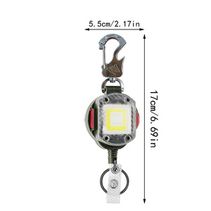 Nuevo e-light transfronterizo con luz, hebilla de fácil extracción, multifuncional, retráctil, recargable por USB, portátil para exteriores - Product Image 3
