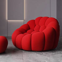 2026 Meistverkauftes Modernes Designer-Möbelstück Einzelnes Bubble-Sofa Komfortabler Faulenzer-Stoffsessel für Apartments und Hotels