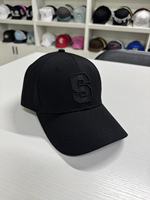 Modellen op maat gemaakte baseballcap van hoge kwaliteit met 3D geborduurd logo, 100% katoen, tweekleurige kleurenblokken, verstelbare eendenbek, luipaardprint, sportief